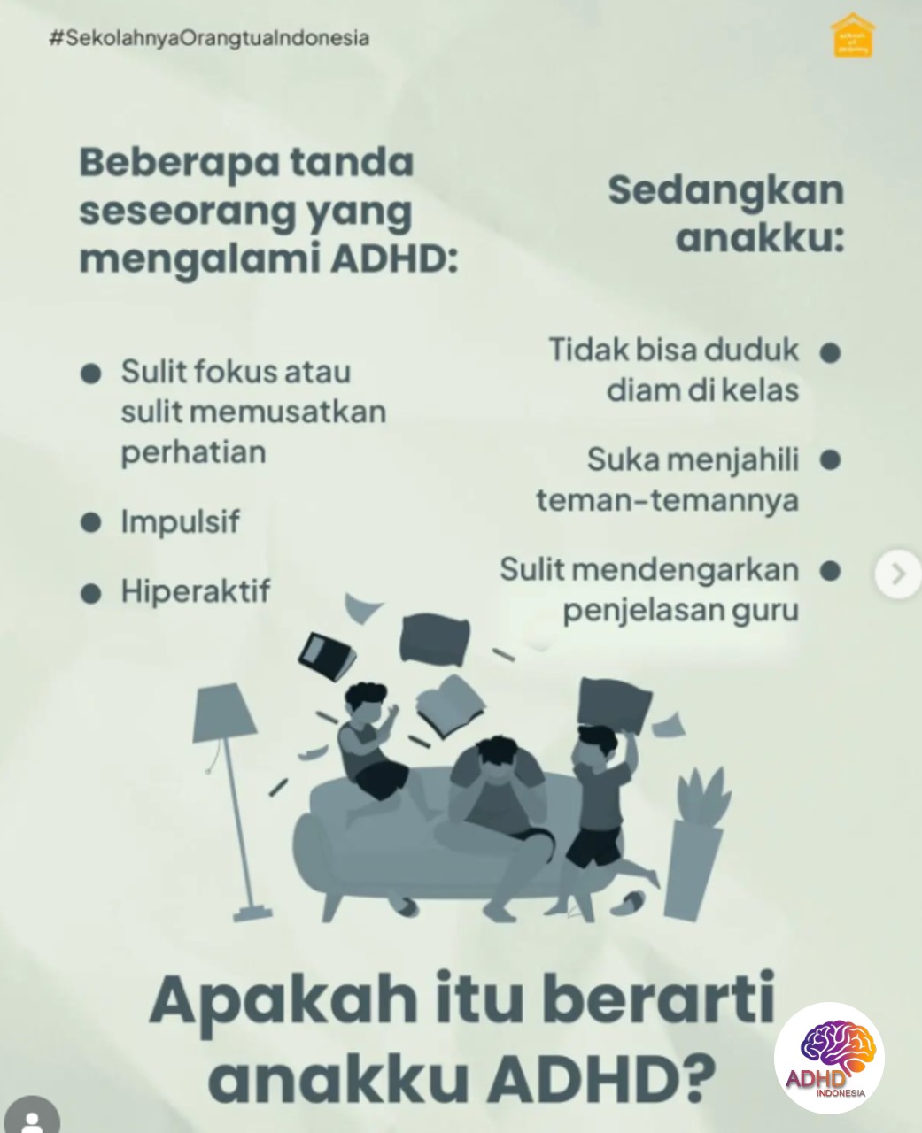 Ciri dan Gejala ADHD pada Anak Usia Dini di Kabupaten Sabu Raijua